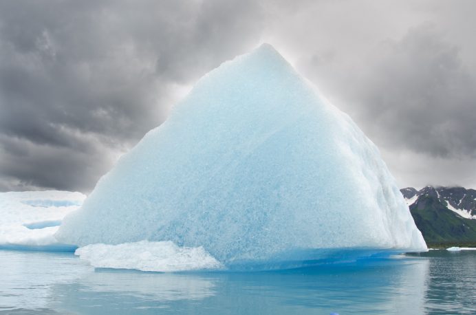 Men's Journal uses an iceberg photo for Meals article.